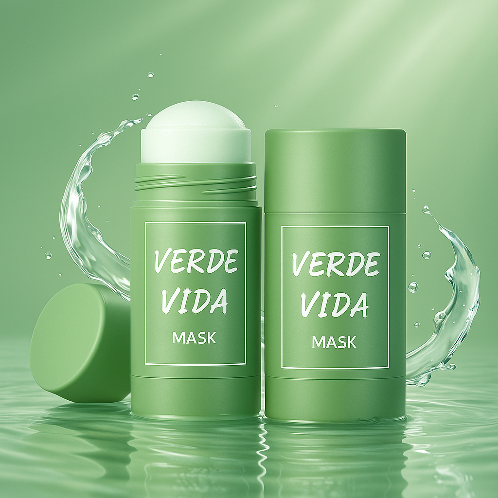 VerdeVida™ | Mascarilha Rejuvenescedora de Chá Verde