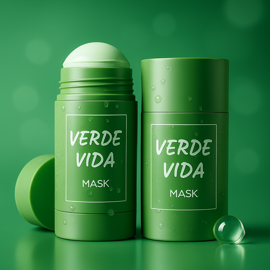 VerdeVida™ | Mascarilha Rejuvenescedora de Chá Verde