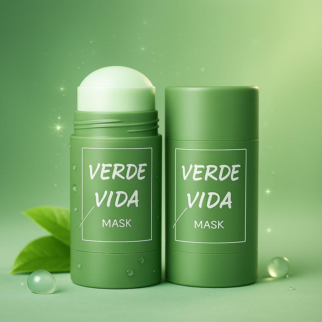 VerdeVida™ | Mascarilha Rejuvenescedora de Chá Verde