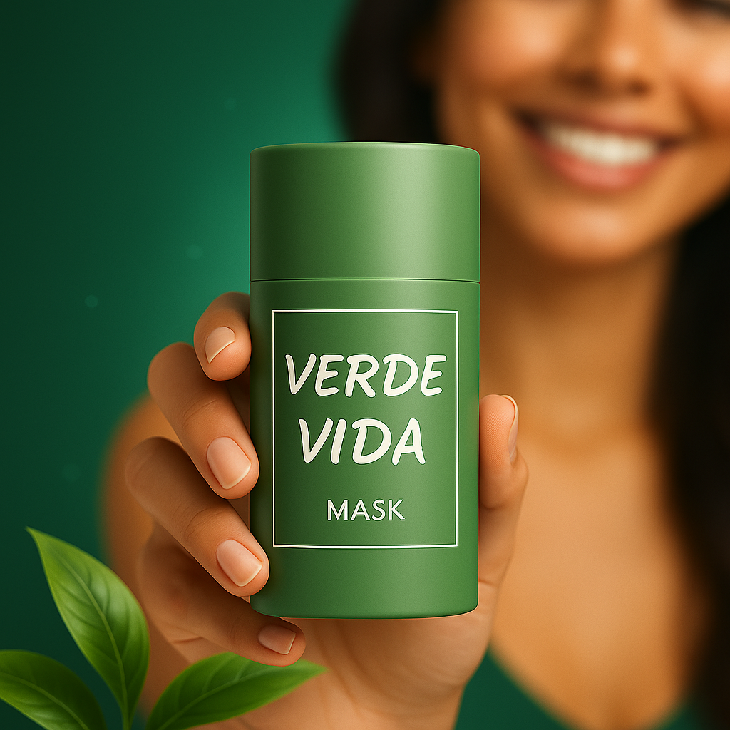 VerdeVida™ | Mascarilha Rejuvenescedora de Chá Verde